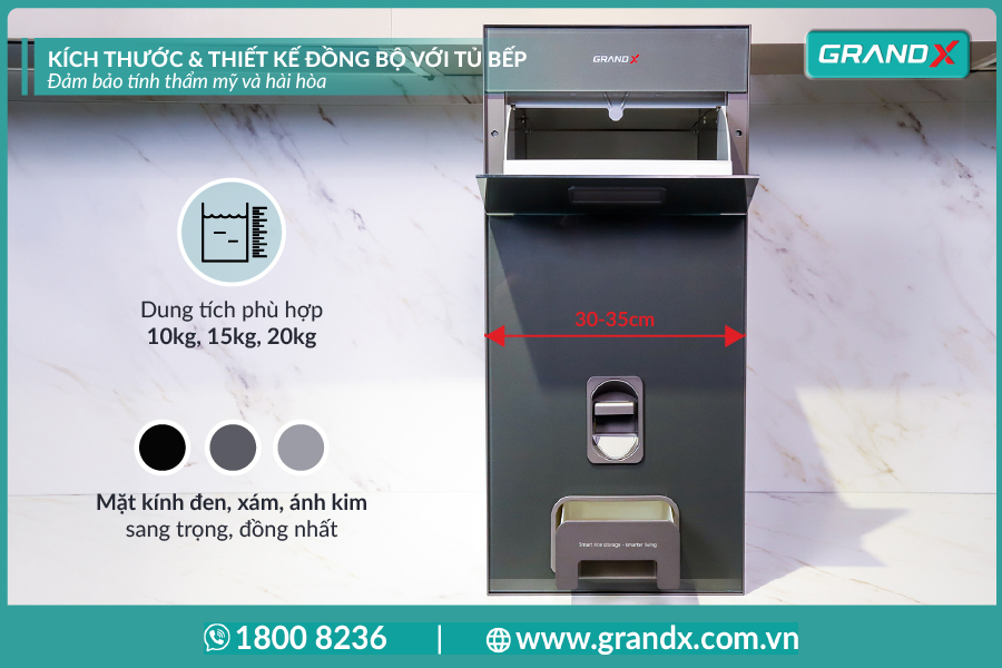 thùng gạo GrandX