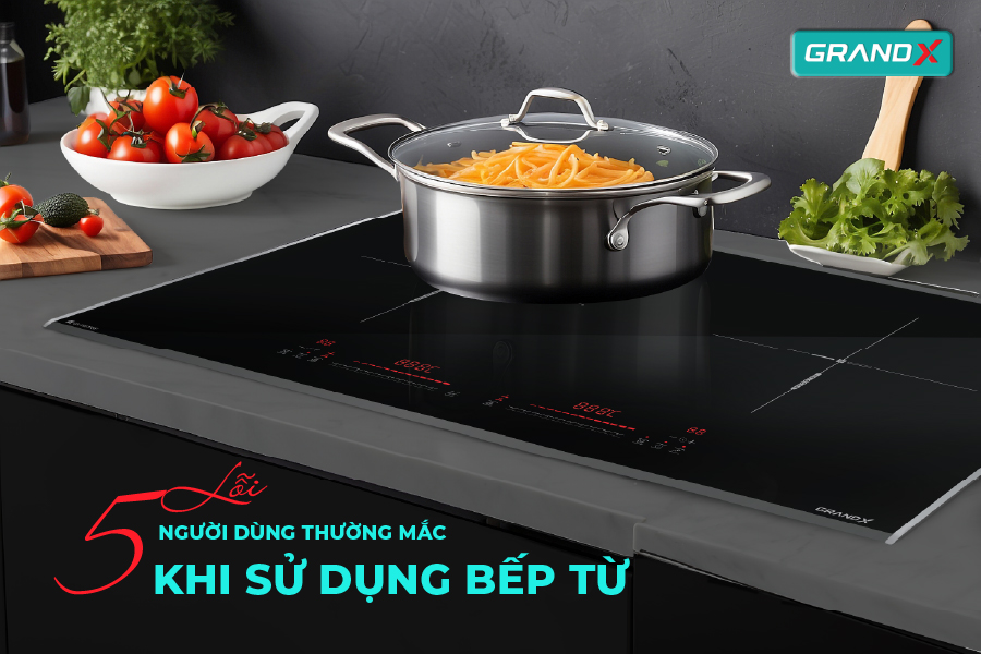 lỗi khi sử dụng bếp từ
