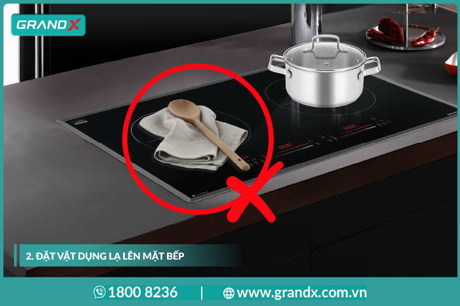 lỗi khi sử dụng bếp từ