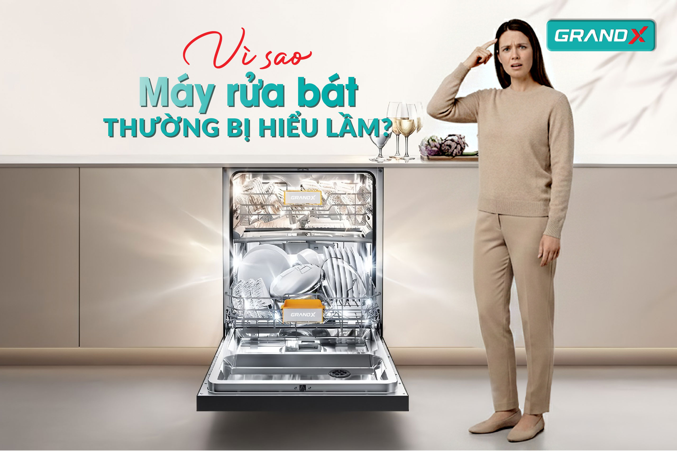 Người Việt có không ít hiểu lầm về máy rửa bát