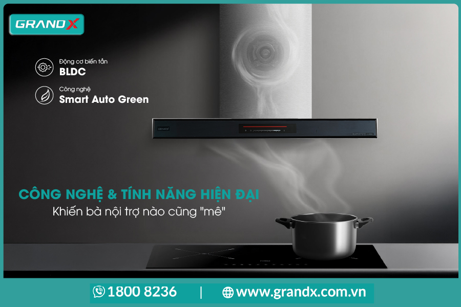 Máy hút mùi nhà bếp với nhiều tính năng vượt trội đã và đang được coi là chuẩn mực mới, nâng tầm tiện nghi cho gian bếp gia đình.
