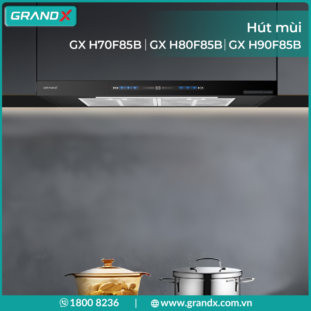 Hút mùi kính cong hay hút mùi chữ T