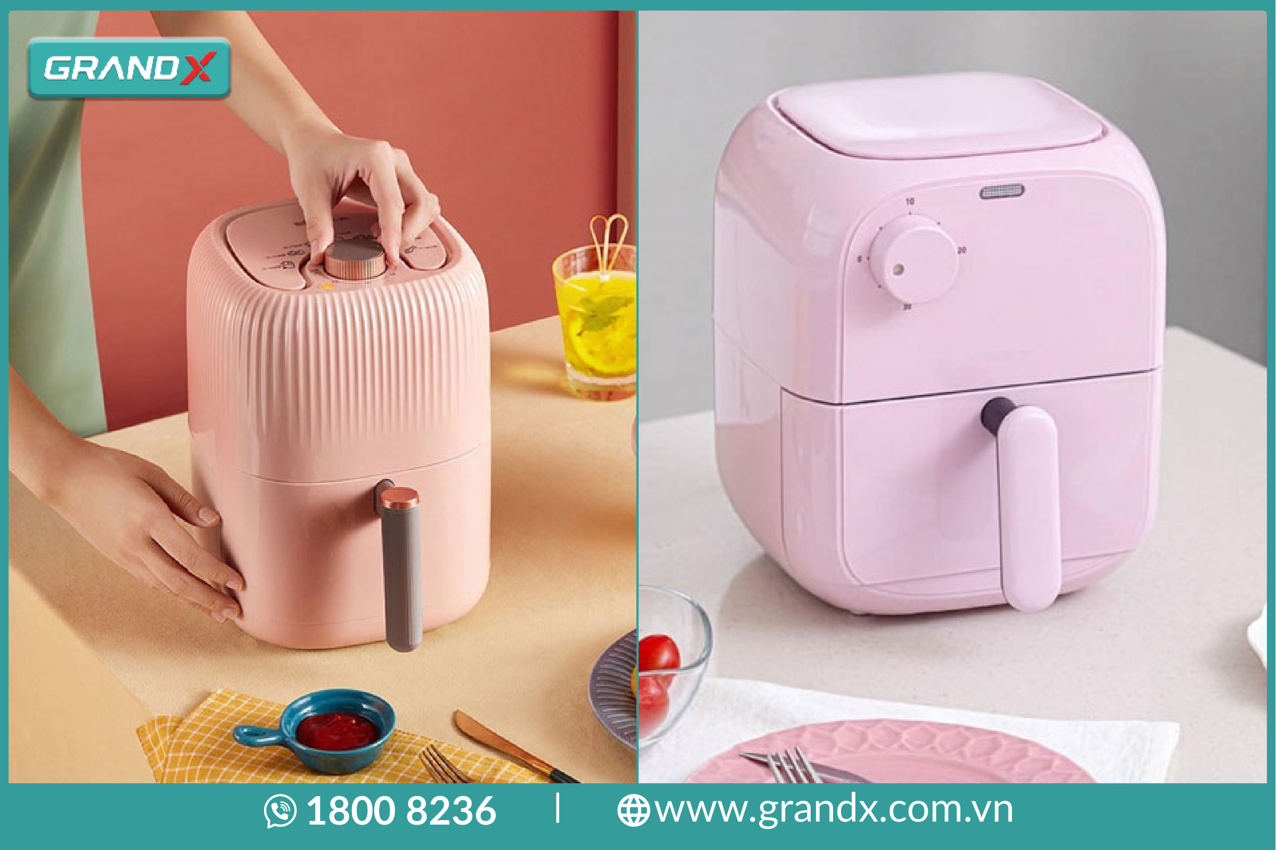 Nồi chiên không dầu cỡ siêu nhỏ